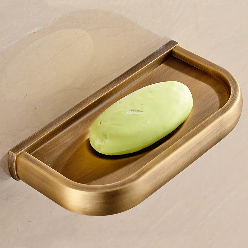 accessoires salle bain ensemble or antique fixations murales moderne barre serviettes porte papier toilette