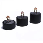 support bague noir clips moderne présentoir bijoux exposant bagues luxe affichage retail organiser vitrine