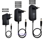 adaptateur secteur 12v 2a 24v 1a 5v 3a prise eu us câble noir classique