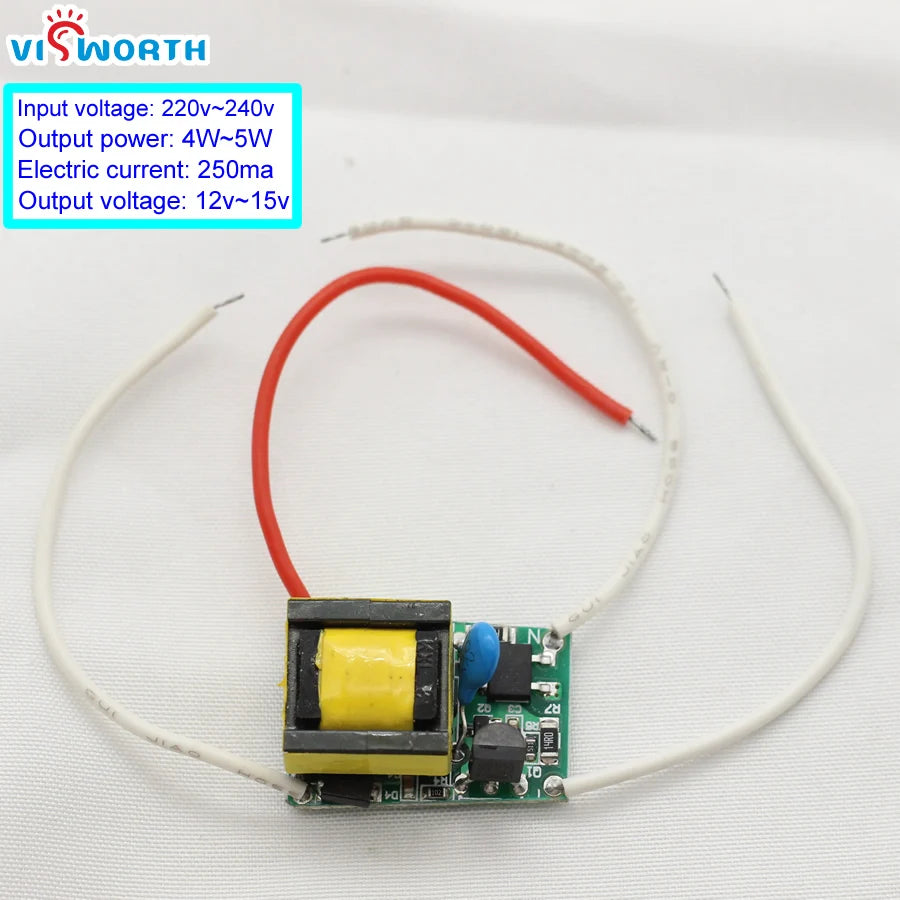 transformateurs éclairage 12v 15v 250ma 110v 240v vert jaune bleu noir
