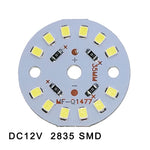 plaque led circulaire blanc diodes smd 12v 3w 6w 9w 12w 15w 18w modernes