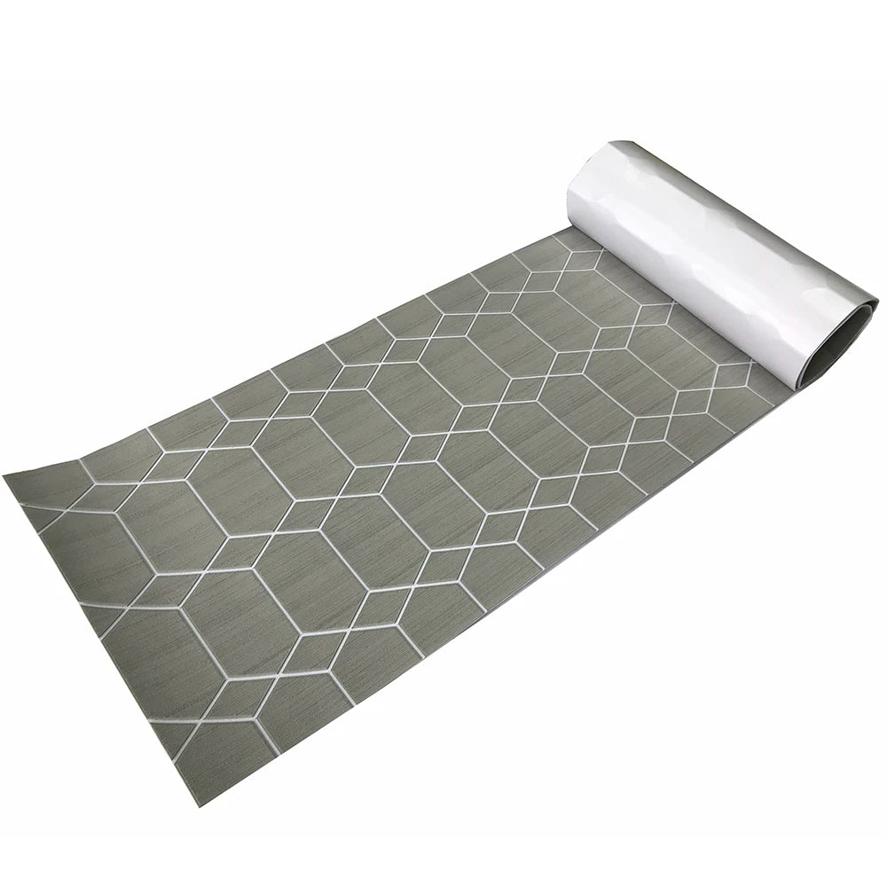 revêtement mural plaque hexagonale motif blanc gris moderne autoadhésif dark gray white