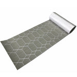 revêtement mural plaque hexagonale motif blanc gris moderne autoadhésif dark gray white