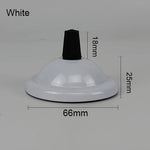 support lampe moderne vis fixations 18mm 25mm 66mm noir blanc doré cuivre