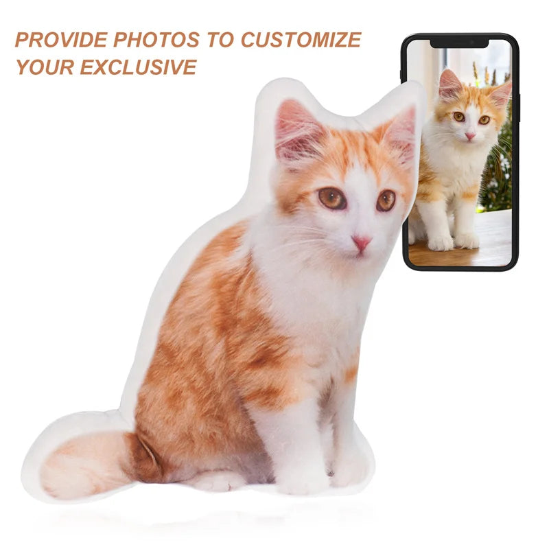 coussin personnalisable photo chien blanc imprimé anti décubitus coton polyester lavable tailles diverses adultes