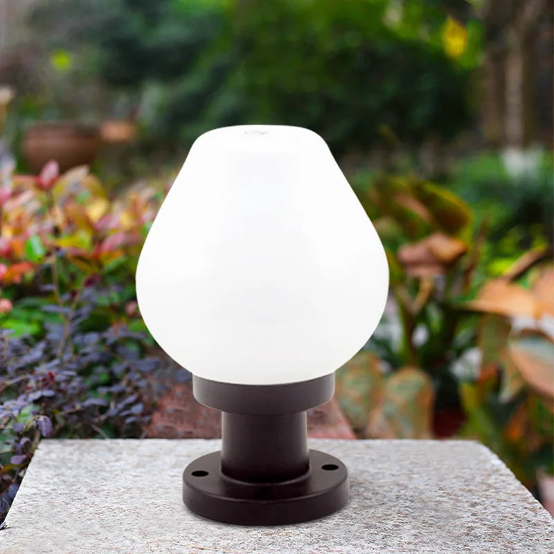 lampe sol moderne adhésive blanc noir éclairage extérieur autonomes flux lumineux basétique