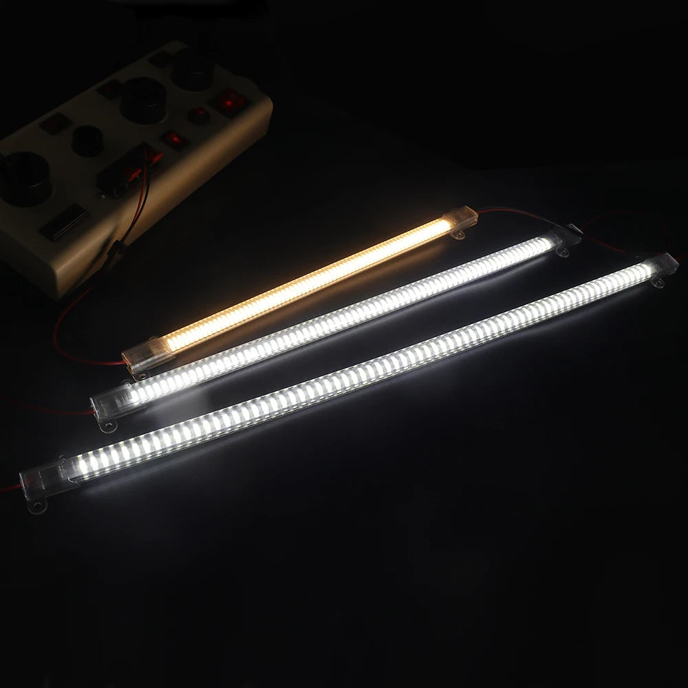 ruban led blanc haute luminosité 29cm 39cm 49cm 72led clips moderne