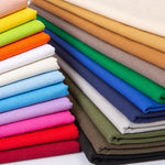 tissu toile coton résistant couture bricolage ameublement textile solide couleur unie 145cm