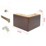 supports muraux bois naturel moderne noir blanc marron foncé finition lisse vis cache