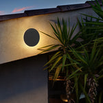 éclairage led moderne applique murale imperméable adhésive noire extérieure 150mm ip65