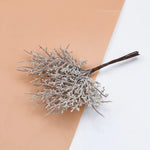 plantes artificielles or argent feuilles cèdre pin naturel decoration mariage exterieur branchées exposant