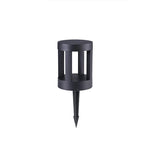lampadaire extérieur led moderne noir ip65 étanche 10w lumiere chaude jardin contemporain