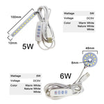 plaque led 5w 6w 10w 30w bleu blanc moderne diodes smd 5730 câble usb