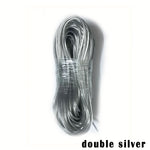 câble électrique argenté 5m cuivre pvc ul certifié 300v 22awg 24awg 26awg 30awg