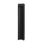 lampe solaire moderne noire imperméable éclairage extérieur ip65 led 110v 220v aluminium fixée base