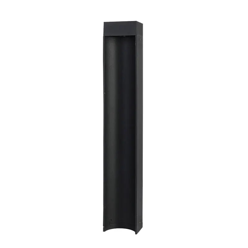 lampe solaire moderne noire imperméable éclairage extérieur ip65 led 110v 220v aluminium fixée base