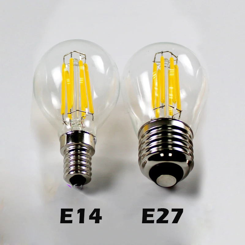 ampoules led filament doré e14 e27 vintage opalescent transparent 40000h 2700k 6500k