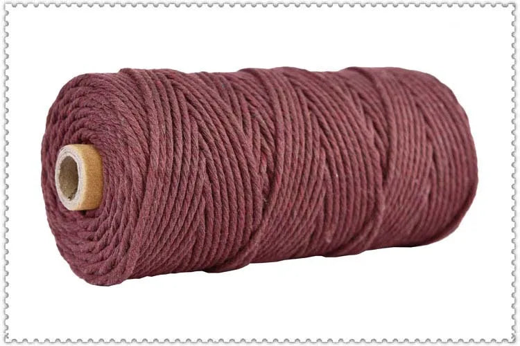 corde macramé coton vert clair mm décoration artisanale bricolage fait main