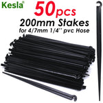 piquets tuyaux pvc noir modernes 11cm 20cm 50pcs fixation jardin irrigation