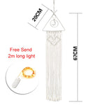 attrape rêves boho macramé franges chambre enfant décoration nordique moderne mascotte textile