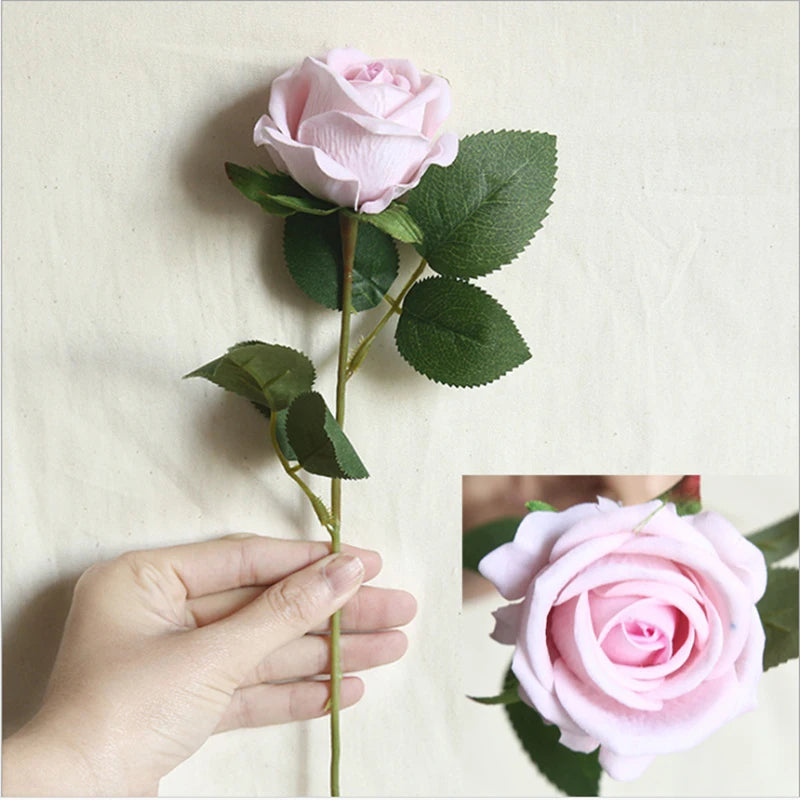 bouquet artificiel roses violet blanc decoration maison mariage anniversaire intérieur classique