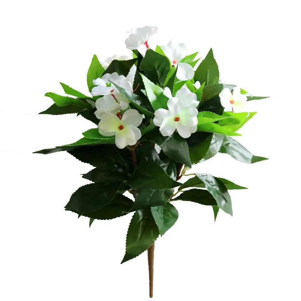 fleurs artificielles soie rouge rose violet jaune bouquet orchidée papillon décoration mariage intérieur moderne