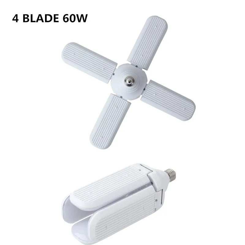lampe led pliable e27 30w 45w 60w blanc modernes ailettes réglables atelier maison