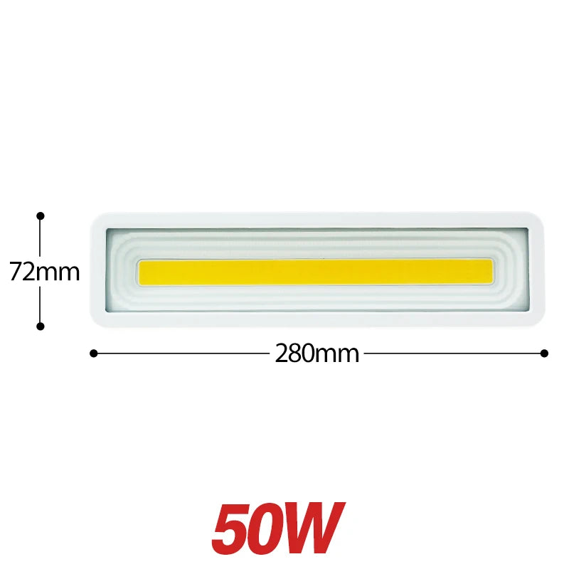 projecteur led moderne 50w noir blanc ip67 cool warm white clipsextérieur
