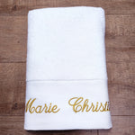Serviette de toilette en coton 100%