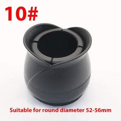 pieds chaise silicone antidérapants protection sol moderne noirs rond carré