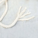corde coton naturel beige clair macramé artisanat décoration rustique textile maison bricolage