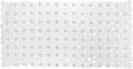 tapis bain moderne transparent adhésif antidérapant sécurité salle bain pvc respectueux environnement blanc noir