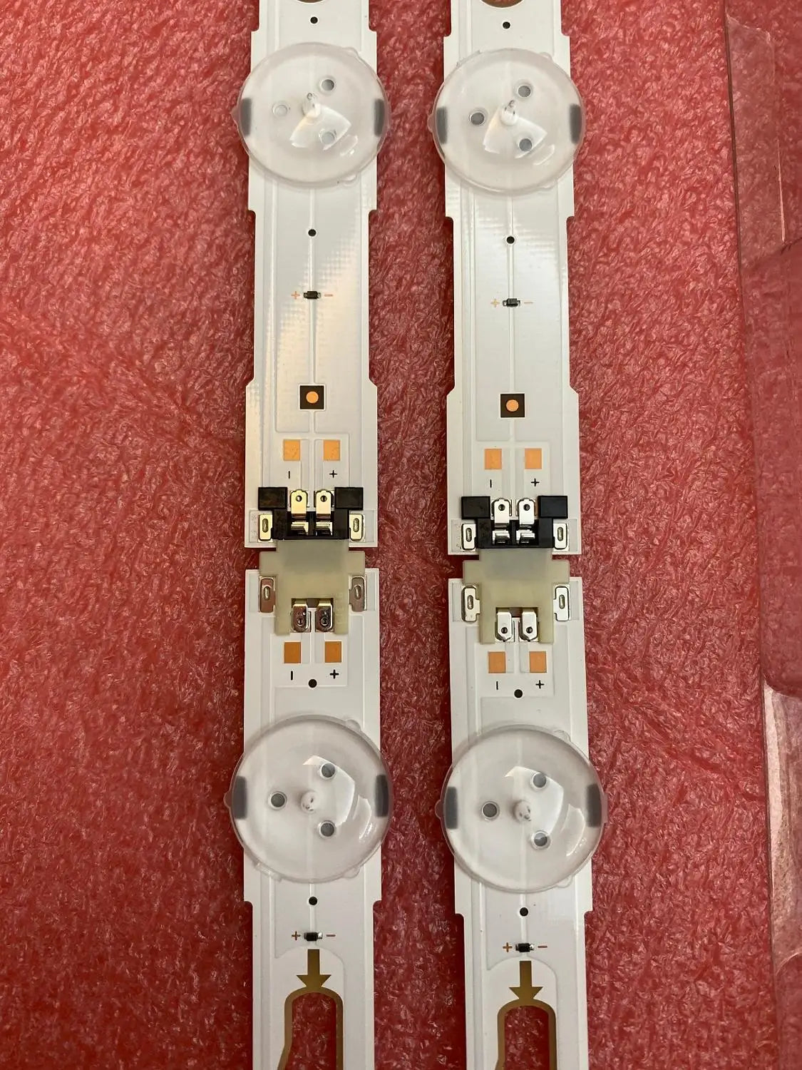 bandes led blanc modernes rétroéclairage téléviseur réutilisables fixations lisses aluminium