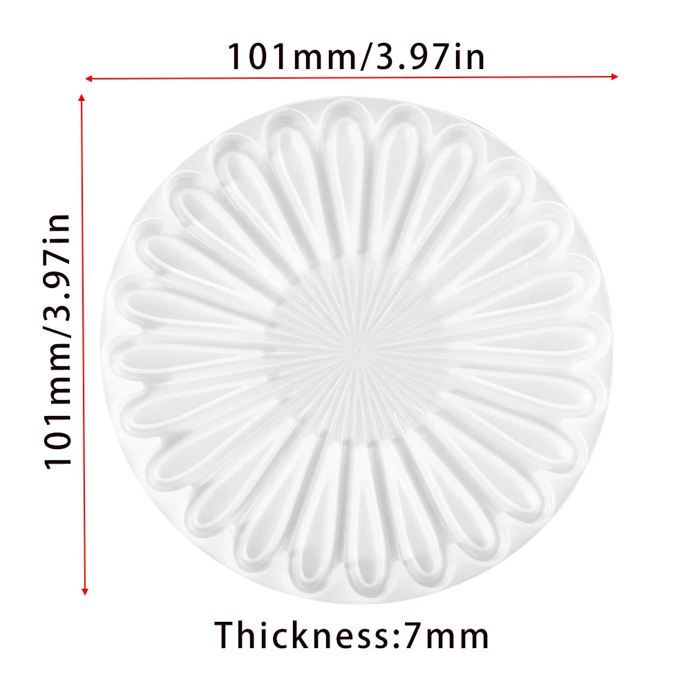 moulages silicones transparents coques fleurs motifs decoratifs table maison epoxy