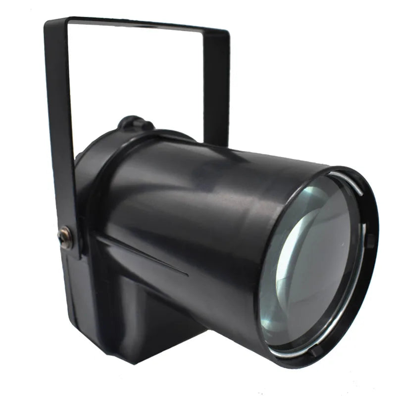 projecteur led mini noir moderne 5w 90v 240v effet scène dj certification fcc