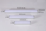 lampe led moderne mur blanc acrylique 55cm 40cm 25cm 22w 16w 12w