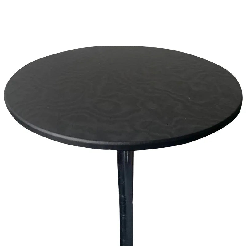 nappe table ronde moderne imperméable polyester couleur blanc jaune marron noir
