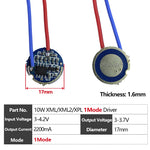 circuit intégré led 3w 5w 10w vert bleu noir 17mm 20mm 22mm 1mode 5modes