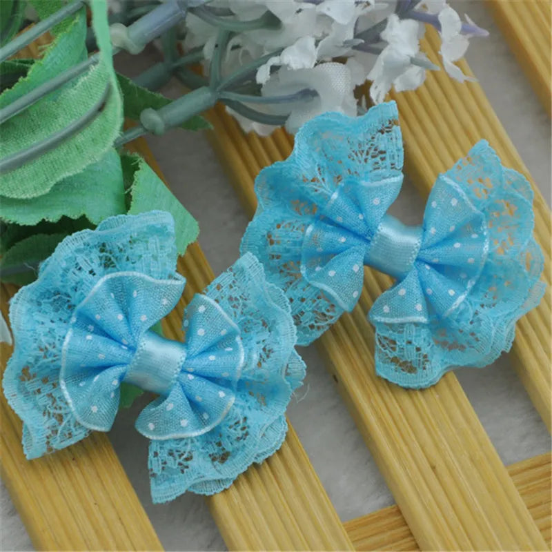 rubans dentelle noix noeuds mariage blanc rouge bleu violet décoration féminineintérieur appliquedécorative