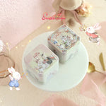 boîtes métalliques réutilisables boîtes bonbons vintage illustrées animaux motifs floraux opaques mignonnes