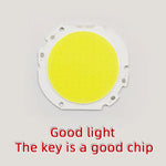 ampoule led chip blanc jaune grille points 76mm 60mm circulaire 50w 6500k 3000k