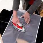tapis repassage pliable nappe protection textile maille semi transparent utilitaire blanc violet jaune gris