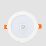 spot led encastrable capteur mouvement blanc moderne câbles 12w 18w 20w