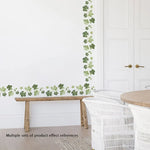 autocollants muraux feuilles vigne vert clair rustique décoration intérieure moderne chambre salon résistants eau