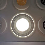 spot led 105mm 45mm blanc doré grille moderne clips câble 3w 5w 7w 9w