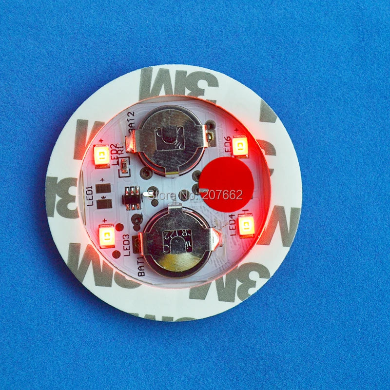 sous verres led camouflage moderne adhésifs diodes couleur blanc rouge bleu vert mariage halloween
