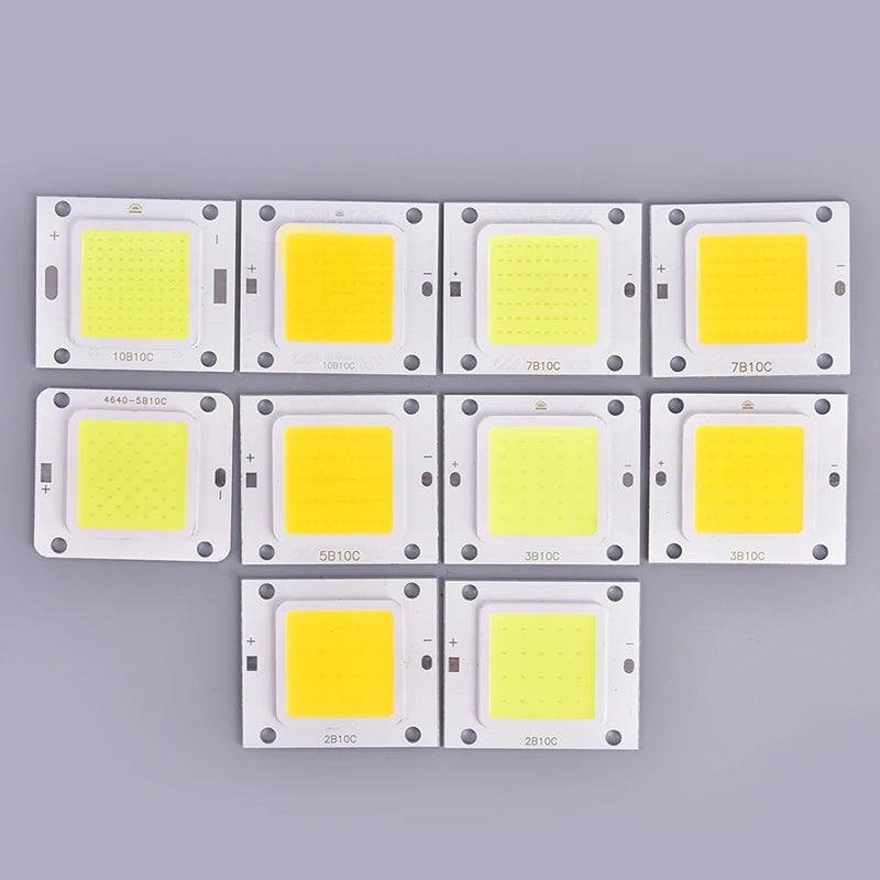 plaque led moderne 100w 30w 20w blanc jaune grille points