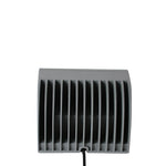 projecteur led extérieur gris aluminium ip67 moderne puissant mur câble noir fixe