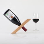 support bouteilles bois naturel moderne bouteille vin verre texture bois japonais