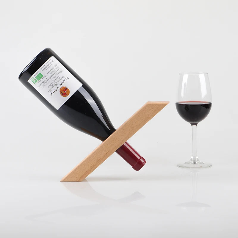 support bouteilles bois naturel moderne bouteille vin verre texture bois japonais